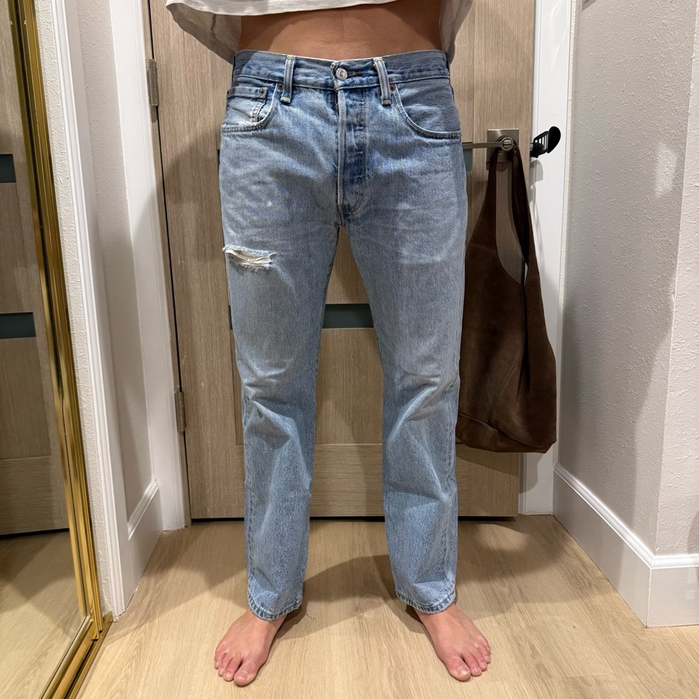 Vintage Levi's Light Blue Straight Men's Jeans